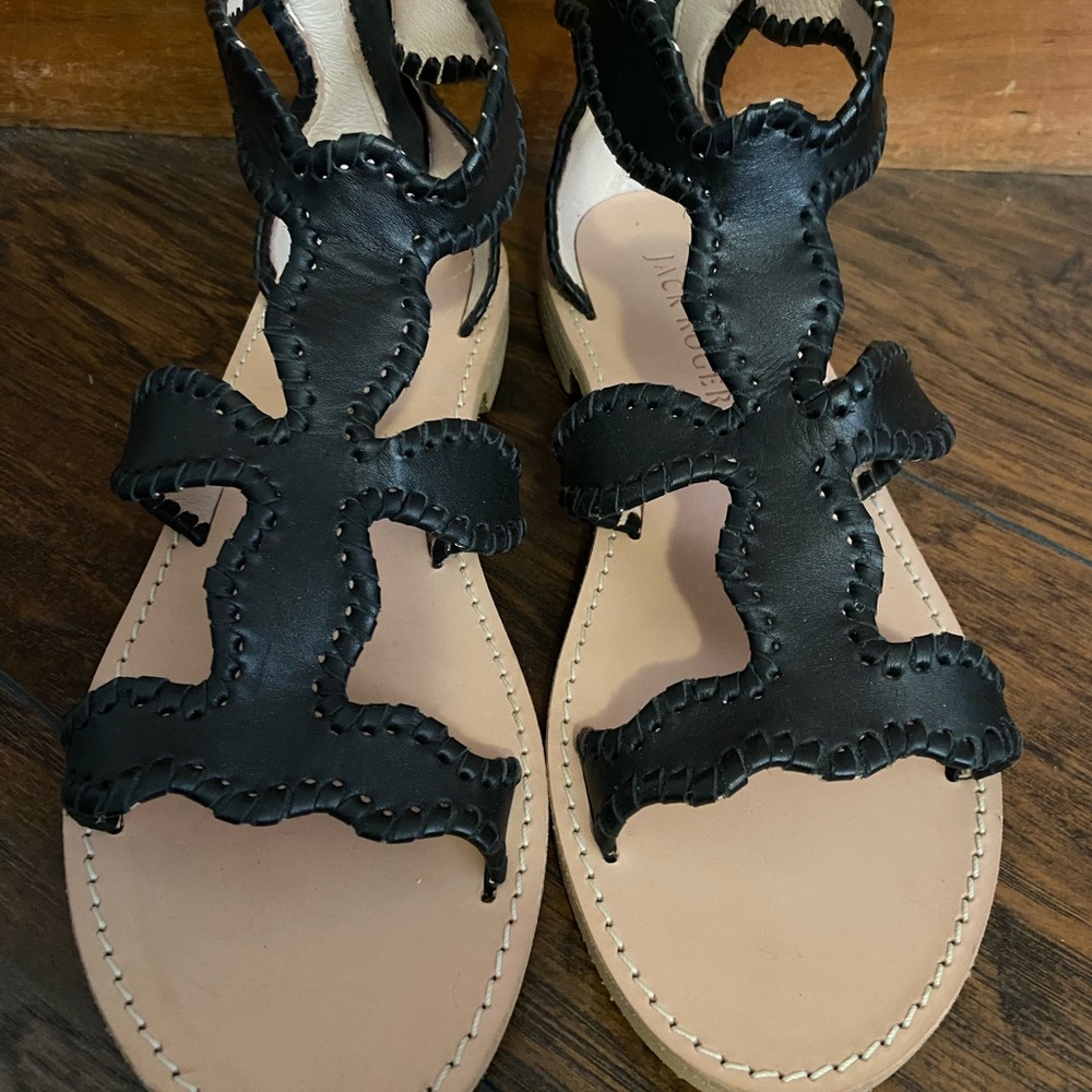 Black zip up Jack Rogers
